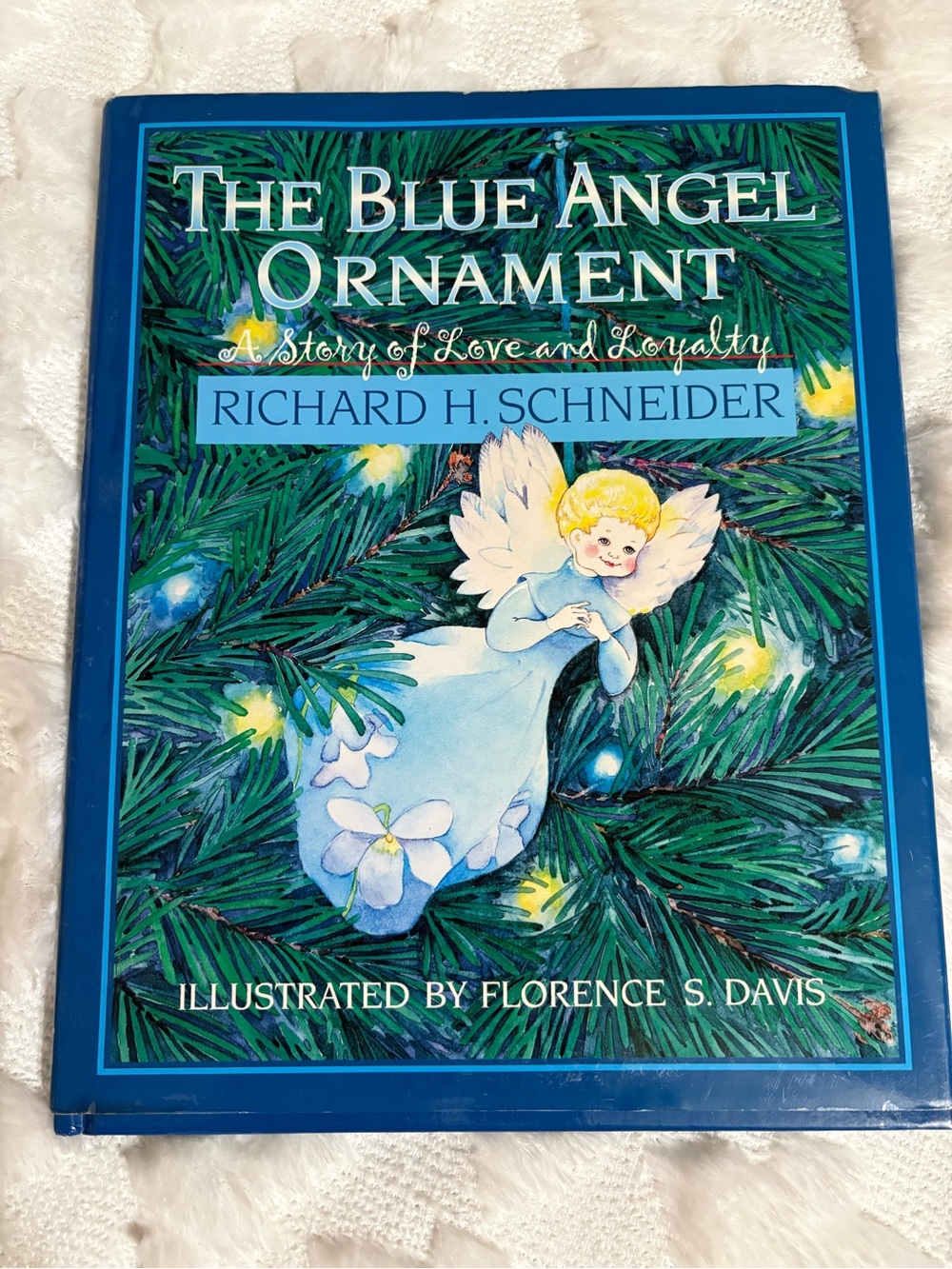 The Blue Angel Ornament Holiday Book - - Blue